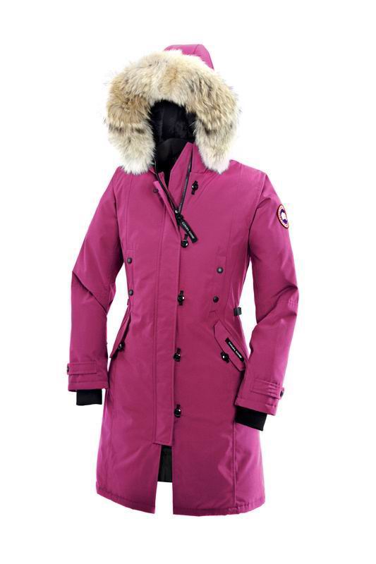 Womens Pink Kensington Parka Canada Goose sale